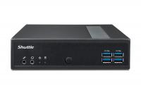 Неттоп Shuttle DL30N Fanless PC / Intel N100 / no RAM (DDR5) / no SSD (M.2 2280) / Intel Graphics (VGA+HDMI+DP) / 2*COM-Port / 2*LAN / no WiFi / no BT / 65W ext / 1Y (id 59058)