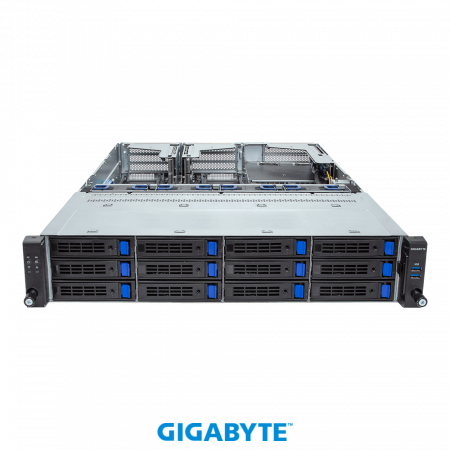 Gigabyte Server Platform R263-S30 / 2U / 1xIntel (Gen 4/5) / 1xHS / 16xDIMM / 12xLFF SAS/SATA + 1xM.2 PCIe Gen3 / 1x1GbE / 2xOCP 3.0 / 4xFHHL / 2x1600W / Rails / 1Y (id 60660)