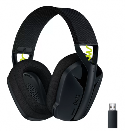 Гарнитура Logitech Headset G435 Lightspeed Wireless Gaming Black (981-001050) (id 2644)