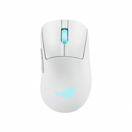 Мышь ASUS ROG KERIS II ORIGIN, 54g, Wired, 2.4GHz RF, Bluetooth 5.1, 42K DPI sensor, 5 Programmable Buttons, White (id 38019)