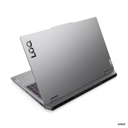 Ноутбук Lenovo LOQ 15AHP10/AMD Ryzen 7 250/16Gb/ 512GB/ 15.6"(1920x1080) IPS 300nits  AG 100%SRGB,144Hz/ 8Gb NVIDIA GeForce RTX5060/ LAN/ WiFi/ BT/ TPM/ FHDCam/ BKLTKB/ 60Wh/ Win11Home/ LunaGrey/1Y(83JG007PUS) (id 55490)