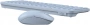 Клавиатура + мышь A4Tech Fstyler FG3200 Air клав:синий мышь:синий USB беспроводная slim Multimedia (id 39193)