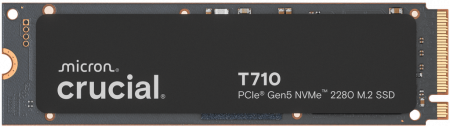 Твердотельный накопитель SSD Crucial T710 2TB PCIe Gen5 NVMe® 2280 M.2 SSD CT2000T710SSD8 (id 39288)