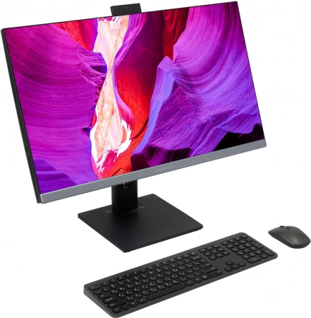 Моноблок Digma Pro Unity / Intel Core i5 13500HX / 16GB DDR4 / 512GB SSD / 27" (1920x1080) VA, Anti-Glare, 250nits / Intel UHD Graphics 730 / Card-Reader / LAN / WiFi / BT / CAM / Win 11 Pro / 90W ext / KB&M (Wireless) / Grey / 1Y (id 55602)