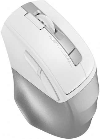 Мышь A4Tech Fstyler FG45CS Air белый/серебристый оптическая 2000dpi silent беспров. USB для ноутбука 7but (FG45CS AIR USB (SILVER WHITE)) (id 40001)