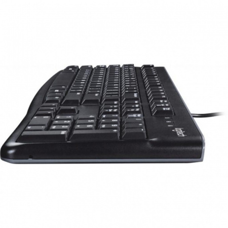 Клавиатура Logitech Keyboard K120 (USB, waterproof, low profile) OEM (920-002522) (id 2956)