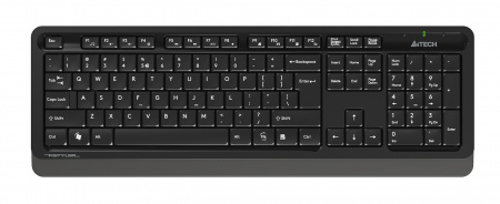 Клавиатура + мышь A4Tech Fstyler FG1010 клав:черный/серый мышь:черный/серый USB беспроводная Multimedia (FG1010 GREY) (id 39186)