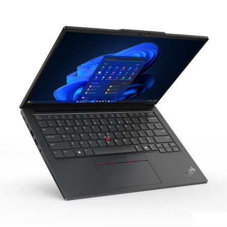 Ноутбук Lenovo ThinkPad E14 Gen 6/Core Ultra 5 125U/32Gb/ 512GB/ 14"(1920x1200) IPS 300nits AG 45% NTSC/ Intel Graphics/ LAN/ WiFi/ BT/ TPM/ FPR / Thunderbolt/ HDCam/ 47Wh/ NoOs/ Black /1Y(21M80024US_32G)(id 59639)