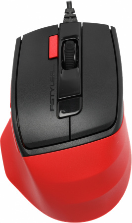 Мышь A4Tech Fstyler FM45S Air красный/черный оптическая 2400dpi silent USB 7but (FM45S AIR USB (SPORTS RED)) (id 39943)
