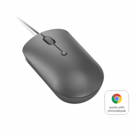 Мышь Lenovo 540 темно-серый оптическая 2400dpi USB2.0 (GY51D20876) (id 39217)