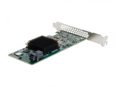 RAID-контроллер Broadcom 9341-4i SGL (LSI00419 / 05-26105-00(M)  PCIe 3.0 x8 LP, SAS/SATA 12G, RAID 0,1,5,10,50, 4port(1*int SFF8643), 3008ROC (id 48114)