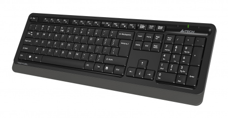 Клавиатура + мышь A4Tech Fstyler FG1010 клав:черный/серый мышь:черный/серый USB беспроводная Multimedia (FG1010 GREY) (id 39186)