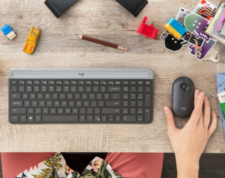 Беспроводной комплект Logitech Wireless Desktop MK470 Black (920-009206) (id 2514)