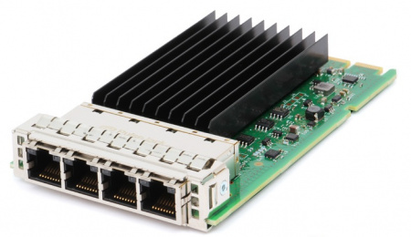Сетевая карта Intel X710-T4L Quad Port 10GbE Base-T, PCI-E 3.0 x8 OCP 3.0 Version 2, Network Adapter (XC0M4) (540-BFDQ) (id 23242)