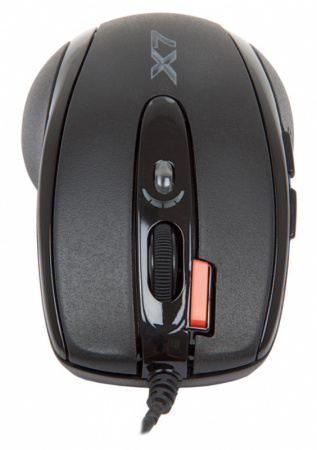 Мышь A4Tech X-710BK черный оптическая 2000dpi USB 7but (X-710BK USB) (id 39454)