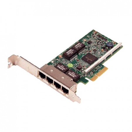 Сетевая карта Dell Broadcom 5719 QP 1Gb  Full Height Network Interface Card (540-BBGX) (id 1548)