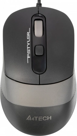 Мышь A4Tech Fstyler FM10 черный/серый оптическая 1600dpi USB 4but (FM10 GREY) (id 39447)