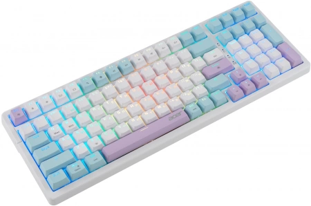 Клавиатура Acer OKW304 механическая белый USB for gamer LED (ZL.KBDCC.01V) (id 31737)