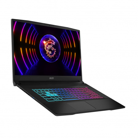 Ноутбук MSI Katana 17 B13UCR-1612XRU Intel Core i5-13420H / 16GB DDR5 / SSD 1TB / 17.3" FHD (1920x1080) IPS Anti-Glare, 144Hz, 250nits / NVIDIA GeForce RTX 3050 4GB (HDMI) / LAN / WiFi / BT / CAM / 53.5Whr / 200W ext / NoOS / Black / 1Y (id 49449)