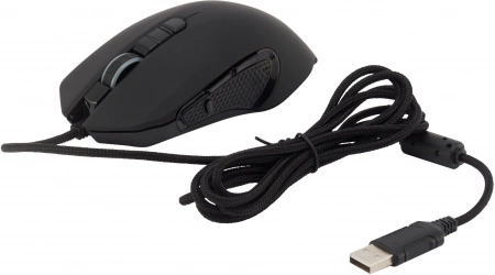 Мышь игровая компьютерная/ Проводная игровая мышь ACER OMW160 Wired USB Gaming Mouse (6400dpi) RGB (8but) black (id 27299)