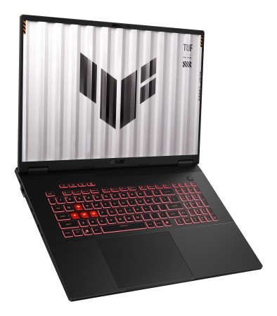 Ноутбук Asus TUF Gaming A18 FA808UP AMD Ryzen 7 260 / 32GB DDR5 / 1TB SSD / 18" 1920x1200 IPS, 300nit, 144Hz, G-Sync, 3ms / Nvidia RTX 5070 8GB / LAN / WiFi / BT / Pluton / USB4 / Cam FHD + IR / 90Wh / RGB backlit Kb / No OS / Jaeger Gray (id 55389)