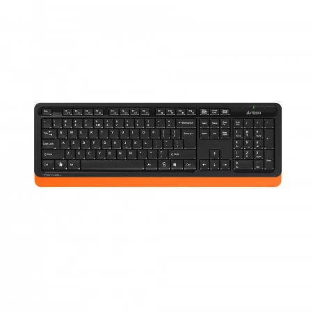 Клавиатура + мышь A4Tech Fstyler FG1010 клав:черный/оранжевый мышь:черный/оранжевый USB беспроводная Multimedia (FG1010 ORANGE) (id 39185)