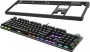 Keyboard MSI FORGE GK320, Wired, mechanical red switches, hot-swapp, magnetic cover, volume scroll wheel,  multi-colour LED backlighting, Black (id 53988)