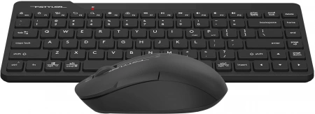 Клавиатура + мышь A4Tech Fstyler FG2200 Air2 клав:черный мышь:черный USB беспроводная slim (FG2200 AIR2 BLACK) (id 39190)