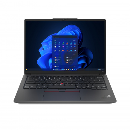 Ноутбук Lenovo ThinkPad E14 Gen 6/Core Ultra 5 125U/32Gb/ 512GB/ 14"(1920x1200) IPS 300nits AG 45% NTSC/ Intel Graphics/ LAN/ WiFi/ BT/ TPM/ FPR / Thunderbolt/ HDCam/ 47Wh/ NoOs/ Black /1Y(21M80024US_32G)(id 59639)