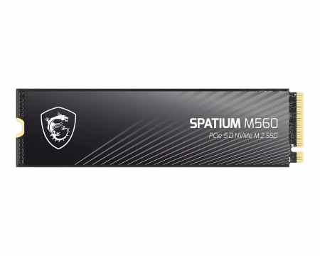 Твердотельный накопитель SSD MSI M.2 2280 2TB SPATIUM M560 Client SSD S78-440Q940-P83, PCIe Gen4x4 with NVMe,  3D TLC, R/ W 4900/ 4400 (id 52909)