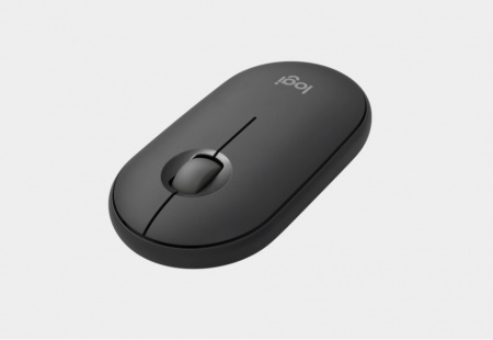 Мышь Logitech Pebble 2 M350S графитовый оптическая (4000dpi) silent беспроводная BT USB для ноутбука (2but) (id 27684)