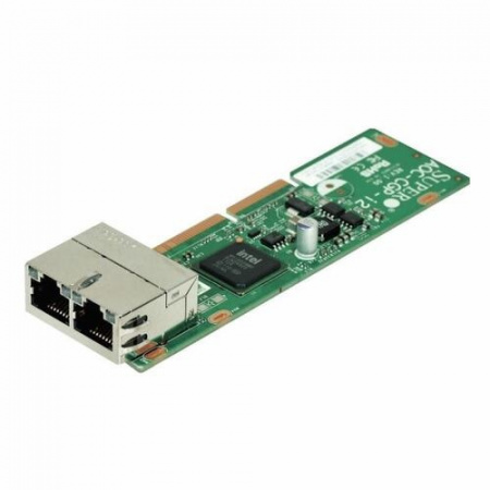 Сетевой адаптер SuperMicro AOM-CGP-I2M Intel i350 MicroLP 2-port Gigabit Ethernet (id 32422)