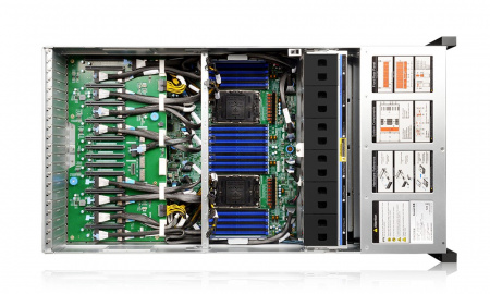 Серверная платформа Gooxi 4U SY4108G-D12R-G4 2*LGA4677 up to 350W / 32*DDR5 RDIMM / 12*3.5 SAS/SATA/NVME / 13*FHHL Gen5 x16 / OCP 3.0 Gen5 x16 / 2*M.2 2280-110 SATA/NVME / IPMI 2.0 / 2*USB 3.0 / VGA / GPU support / 3+1/2+2*2700W (id 40479)