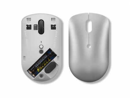 Мышь Lenovo 540 USB-C Wireless Compact светло-серый оптическая 2400dpi беспров. BT/Radio USB (GY51D20869) (id 39212)