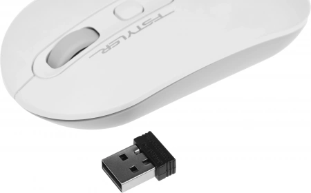 Мышь A4Tech Fstyler FG20 белый оптическая 2000dpi беспров. USB для ноутбука 4but (FG20 WHITE) (id 39814)