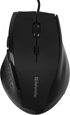 Проводная оптическая мышь Defender 52362 Accura MM-362 черный,6 кнопок, 800-1600 dpi (id 48712)