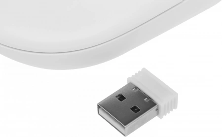 Мышь Acer OMR301 белый оптическая 1600dpi беспров. BT/Radio USB 4but (ZL.MCECC.01U) (id 32270)