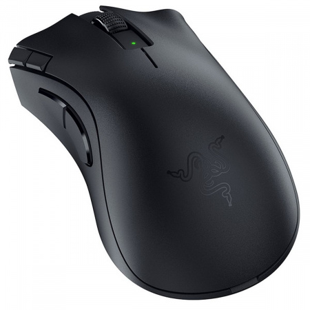 RAZER DEATHADDER V2 X HYPERSPEED чёрная Беспроводная игровая мышь (USB, 2,4 ГГц, Bluetooth, 7 кн., RAZER™ 2 switces, 6400 dpi, RAZER™ 5G, 1x AA/AAA) (id 37459)