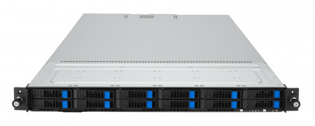 Серверная платформа/ ASUS RS700-E11-RS12U, 1U, 2x Socket-E LGA4677, 32x DDR5 4800*/5600*, 12x2.5'' NVMe/SATA*/SAS* hsb (*-RAID/HBA need), 2x M.2 PCIe 2260/2280, up to 3x PCIe Gen5 + 1 x int RAID slot, 2 x 10G(Intel X710-AT2) RJ45 LAN, 1+1 1600W (id 41258)