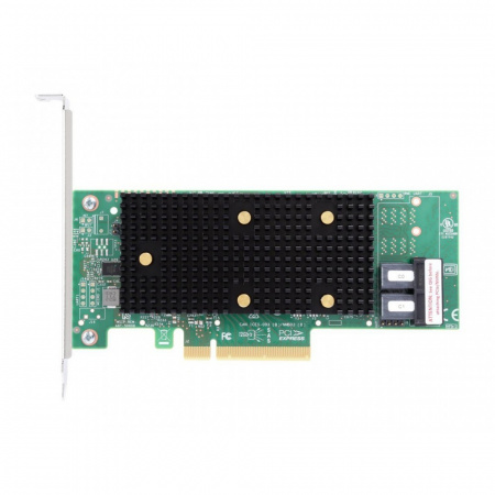 HBA-адаптер Broadcom 9400-8i SGL (05-50008-01)  PCIe 3.1 x8 LP, Tri-Mode SAS/SATA/NVMe 12G HBA, 8port(2*int SFF8643), 3408 IOC (id 48123)