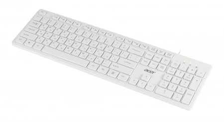 Клавиатура Acer OKW123 белый USB (ZL.KBDEE.00D) (id 27204)