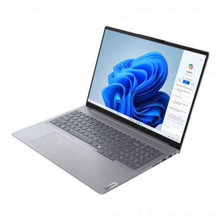 Ноутбук Lenovo ThinkBook 16 G7 ARP Ryzen 5 7535HS/16GB/ 512GB SSD/16" 1920x1200 IPS AG 300N 45% NTSC/  AMD Radeon 660M Graphics/ WiFi/ BT/LAN/ FPR/ TPM/ FHD+IR Cam/ BacklitKB/ 45Wh/ Grey/ NoOS/ 1Y  (21MW009VAK)(id 57907)