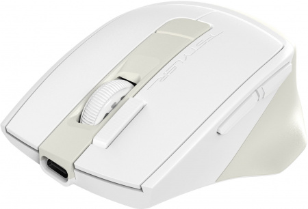 Мышь A4Tech Fstyler FG45CS Air бежевый оптическая 2000dpi silent беспров. USB для ноутбука 7but (FG45CS AIR USB (CREAM BEIGE)) (id 40000)