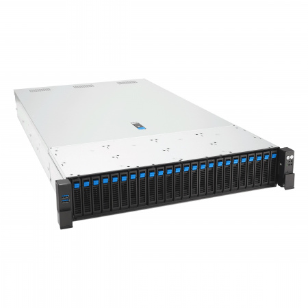 ASUS RS720-E12-RS24G, 2U, 2x LGA4710, 32x DDR5, 24x 2.5 NVME (or 8NVME+16 SATA* SAS*), 2 x M.2 Gen5 x2 (2280 2260)(VROC required for RAID), 6 x PCIe x8 or 3x PCIe x16 + 2 x PCIe x16 + 2 x OCP3.0, 1 x Management Port, 1+1 3200W (id 40394)