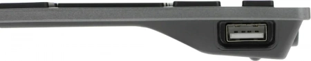 Клавиатура A4Tech FX60H серый USB slim LED (FX60H GREY/WHITE) кабель 1.5м (id 58839)