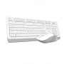 Клавиатура + мышь A4Tech Fstyler FG1010 клав:белый/серый мышь:белый/серый USB беспроводная Multimedia (FG1010 WHITE) (id 39184)