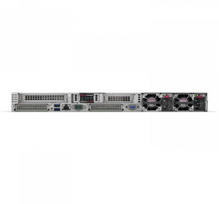 Сервер HP ProLiant DL360 Gen11/ DL360Gen11 4510 (2.4GHz-30MB) 12-Core (2 max) / 2x32GB (DDR5-4800) RDIMM / M408i-o (4Gb) / HP-SATA (8/8 SFF max) / 2x960Gb SSD SATA RI/4x1Gb BASE-T / 2x 1000W Titanium Hot Plug RPS (id 57821)