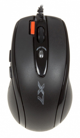 Мышь A4Tech X-710BK черный оптическая 2000dpi USB 7but (X-710BK USB) (id 39454)