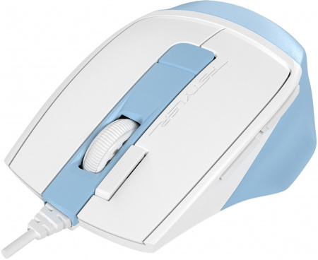 Мышь A4Tech Fstyler FM45S Air голубой/белый оптическая 2400dpi silent USB 7but (FM45S AIR USB (LCY BLUE)) (id 39942)