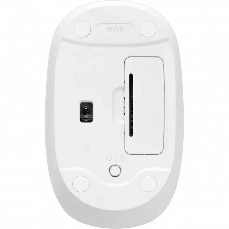 Мышь Logitech M196 белый оптическая (1000dpi) беспроводная BT USB (id 38438)